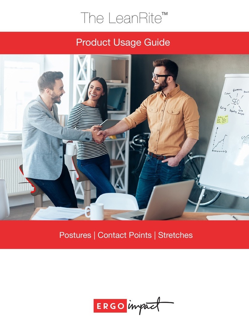 Ergo Impact LeanRite Product usage guide