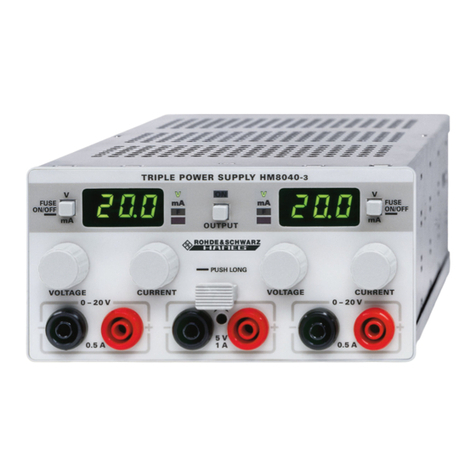 Hameg HM8040-3 User manual