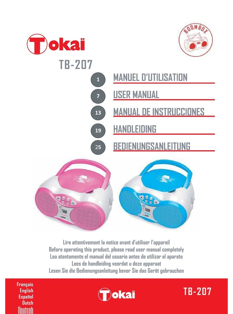 Tokai TB-207 user manual
