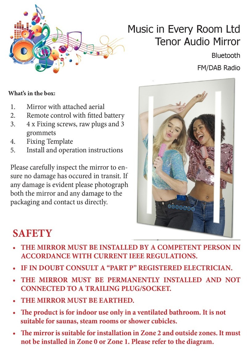 Music in Every Room Tenor Audio Mirror manual