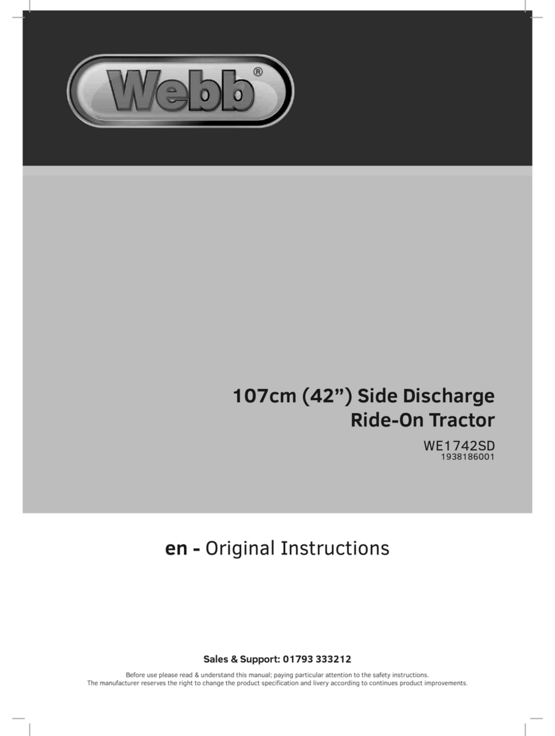 Webb WE1742SD Original instructions
