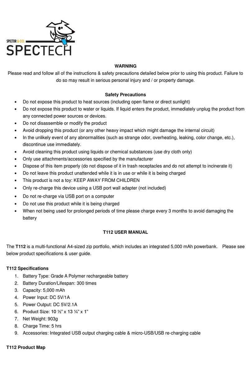 Spectech T112 user manual