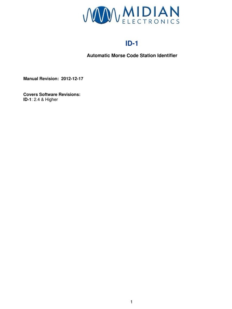 Midian ID-1 manual