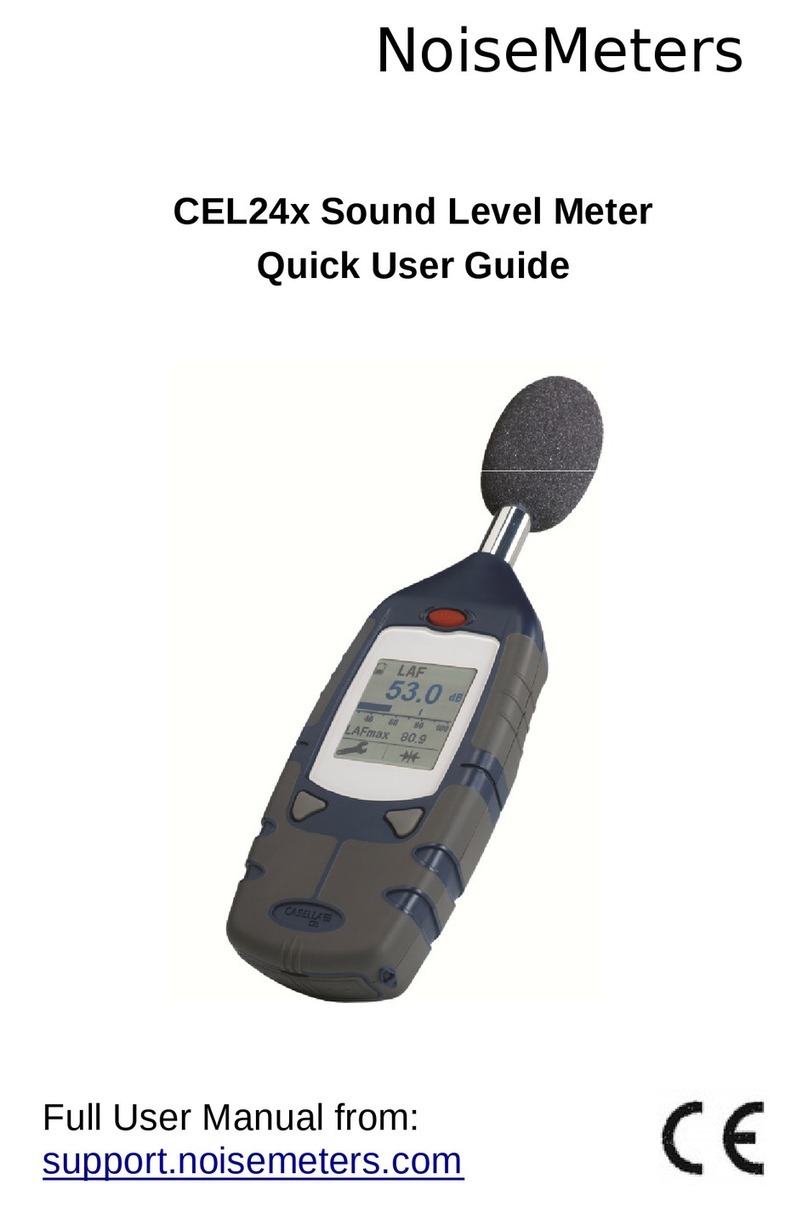 NoiseMeters CEL24 Series Quick user guide