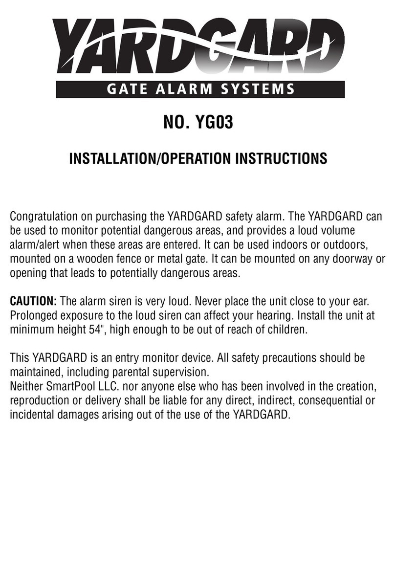 Yardgard YG03 Installation instructions