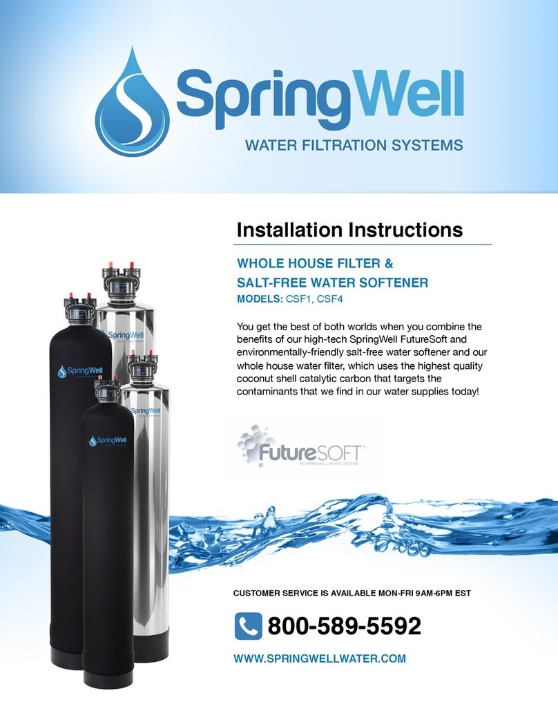 Spring Well CSF1 User manual