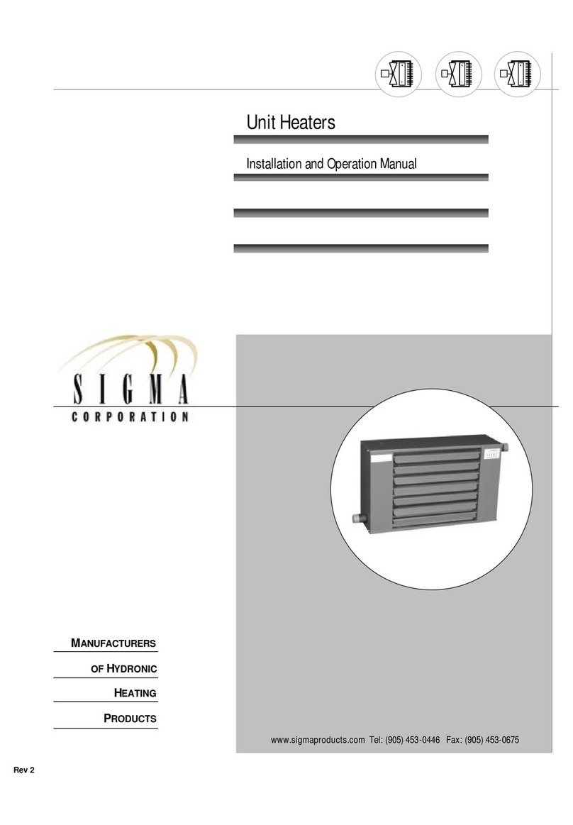 Sigma 30-H Installation and operation manual Sigma 30-H Installation and operation manual