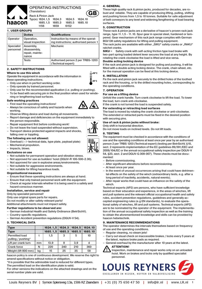 haacon 1624.1,5 operating instructions