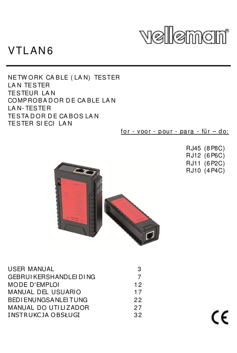 Velleman VTLAN6 user manual