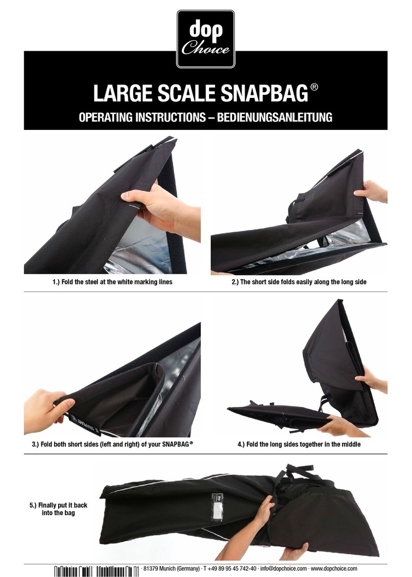 Dop Choice SNAPBAG operating instructions