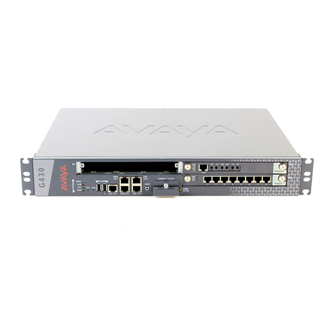 Avaya G430 User manual