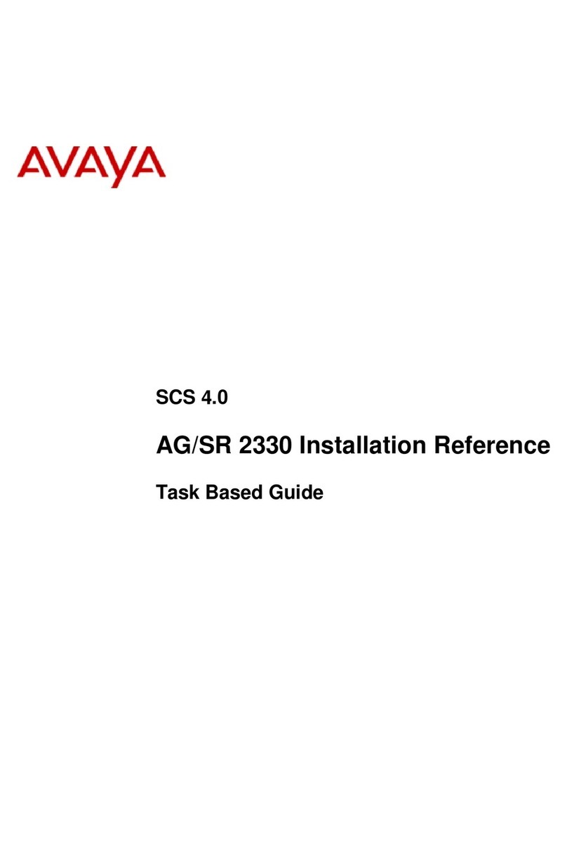 Avaya SR 2330 Task based guide