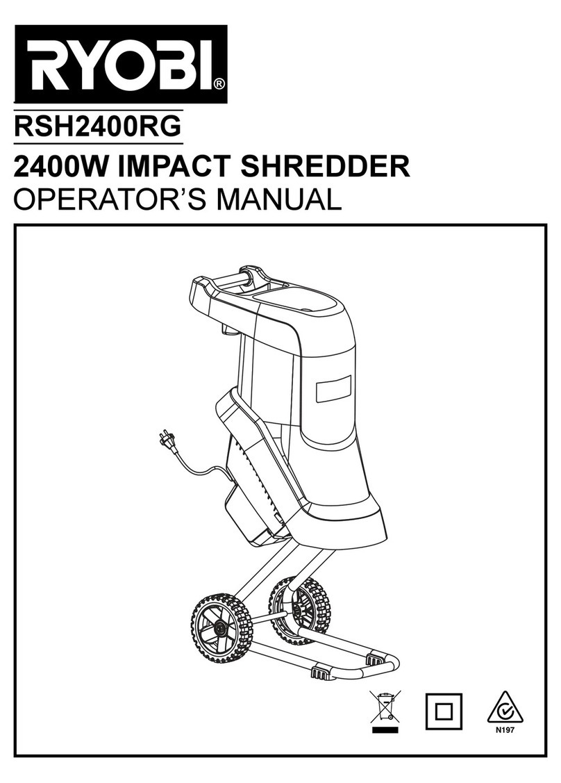 Ryobi RSH2400RG Operator's manual