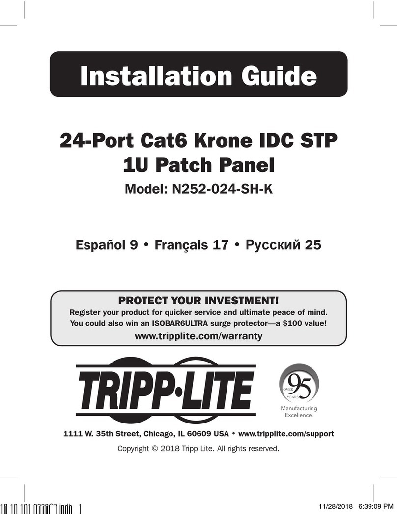 Tripp Lite N252-024-SH-K installation guide