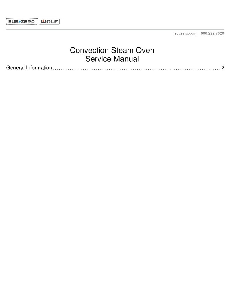 Subzero CSO24 Service manual