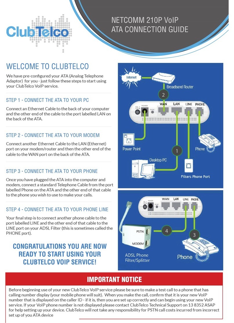 NetComm V210P Instruction Manual NetComm V210P Instruction Manual