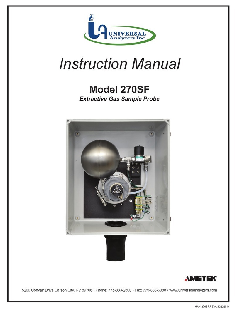 Ametek Universal Analyzers 270SF instruction manual