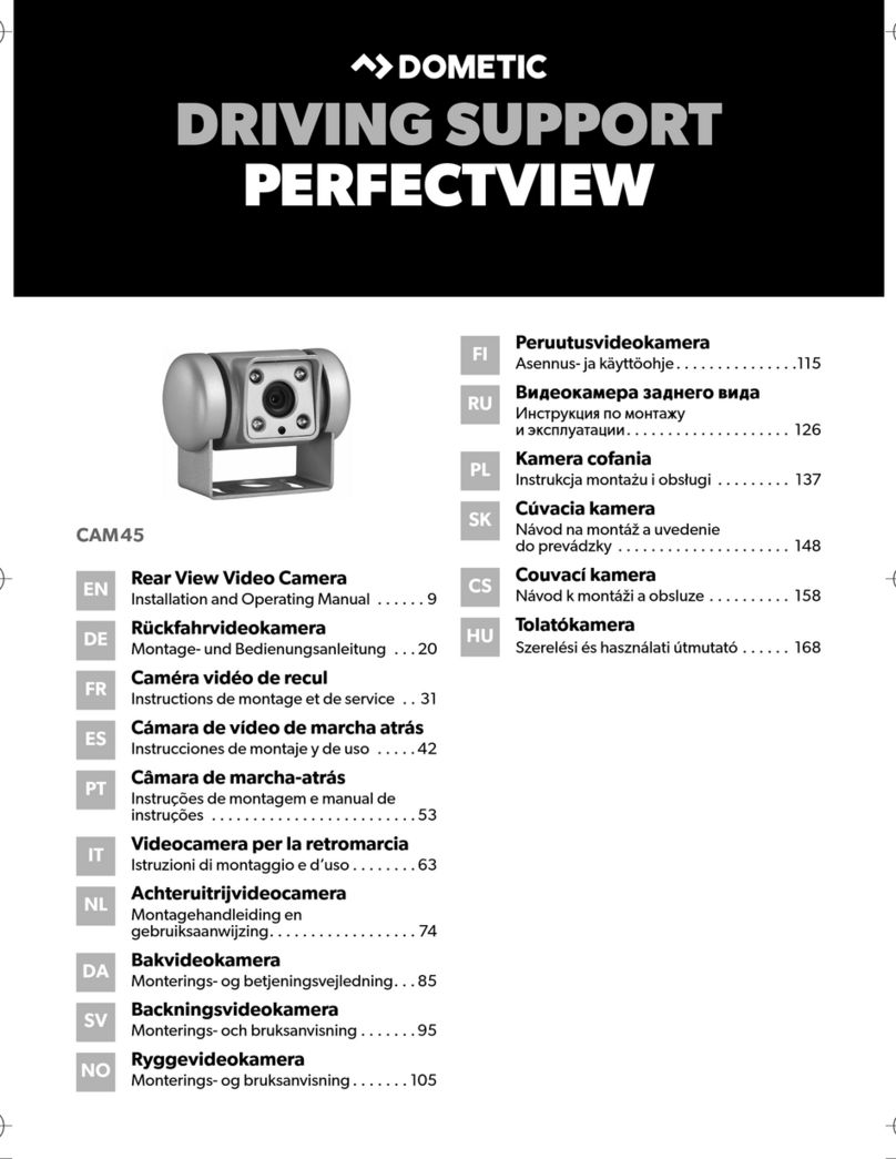 Dometic PerfectView CAM45 User manual Dometic PerfectView CAM45 User manual