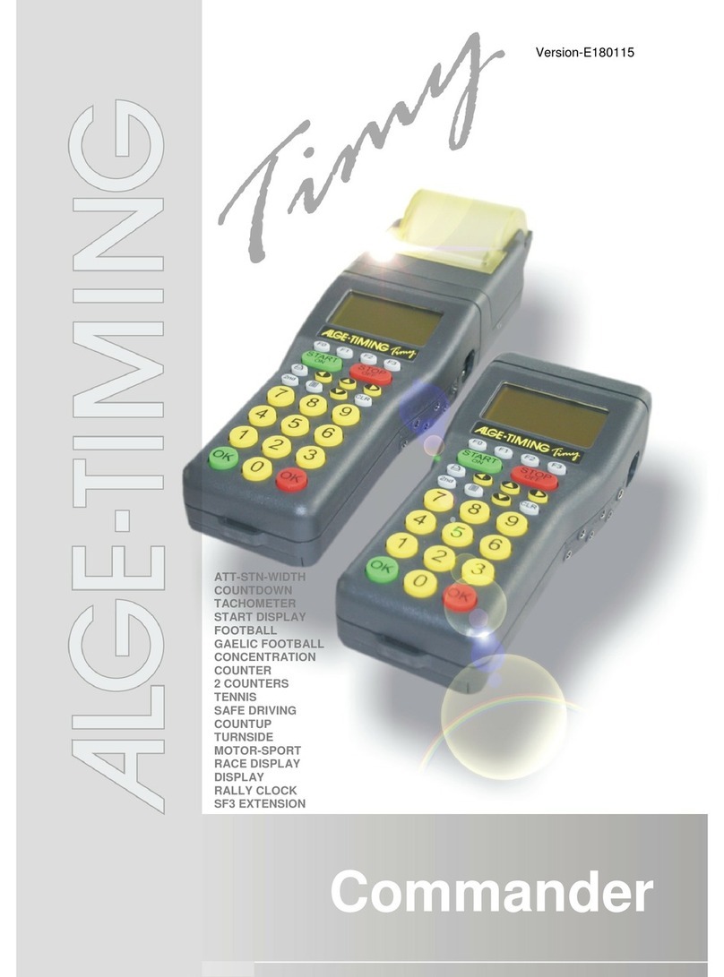 ALGE-Timing Timy Commander manual