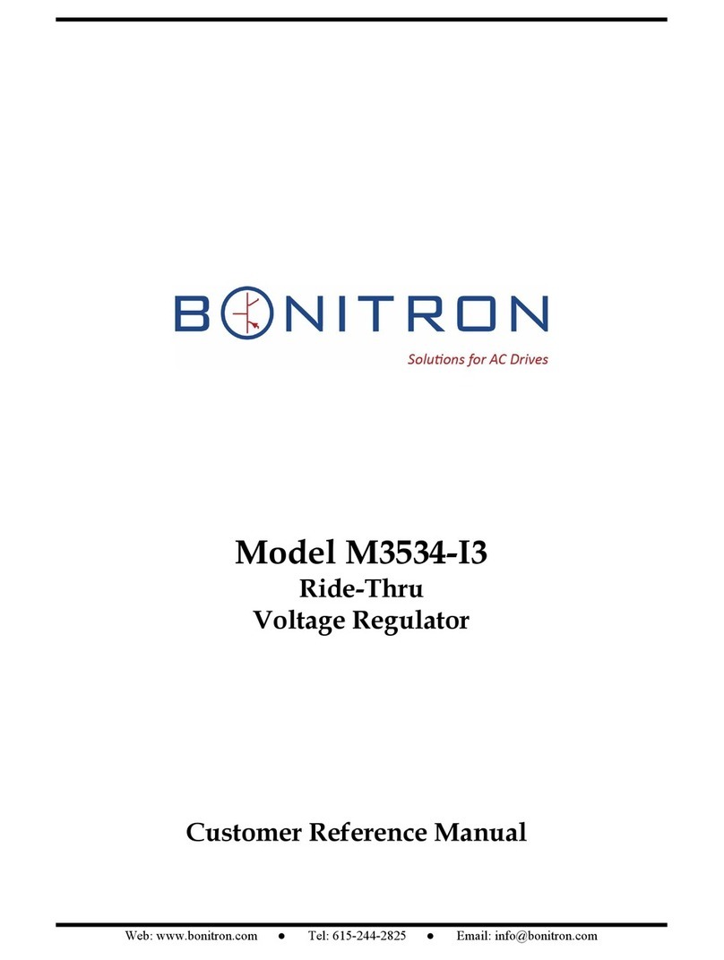 bonitron M3534-I3 Customer Reference Manual
