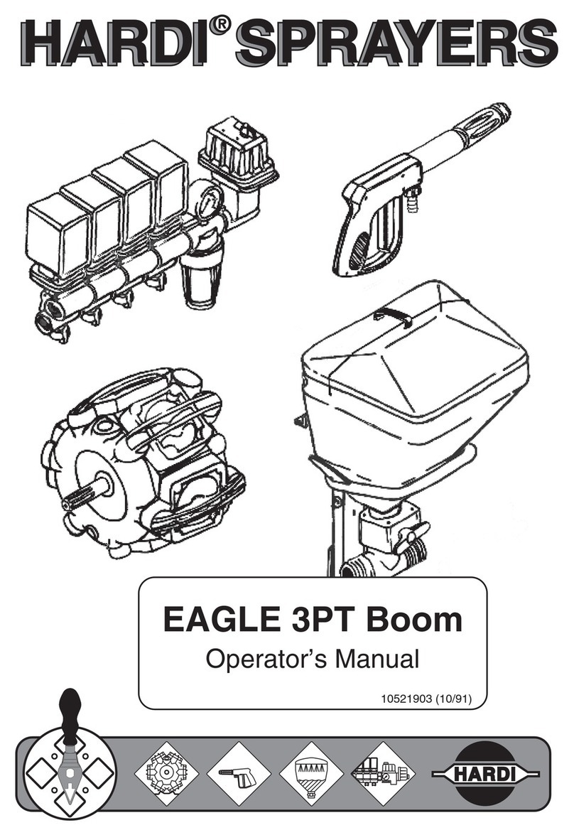 Hardi EAGLE 3PT Boom User manual