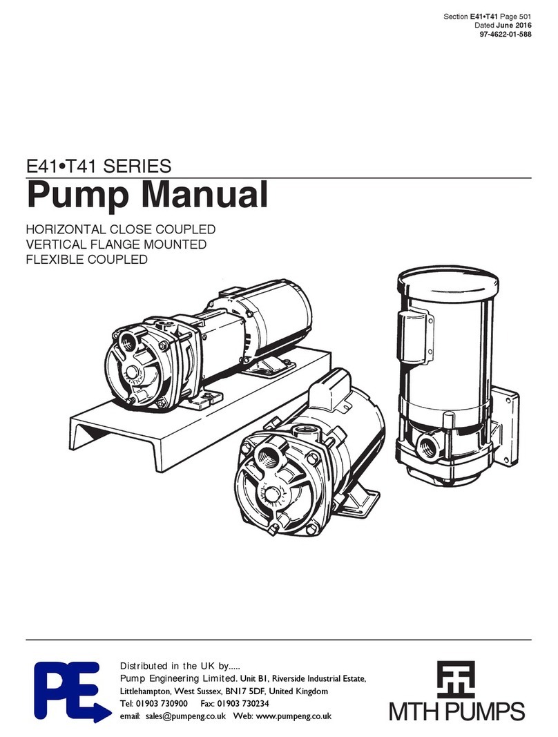 MTH PUMPS T41 Series manual
