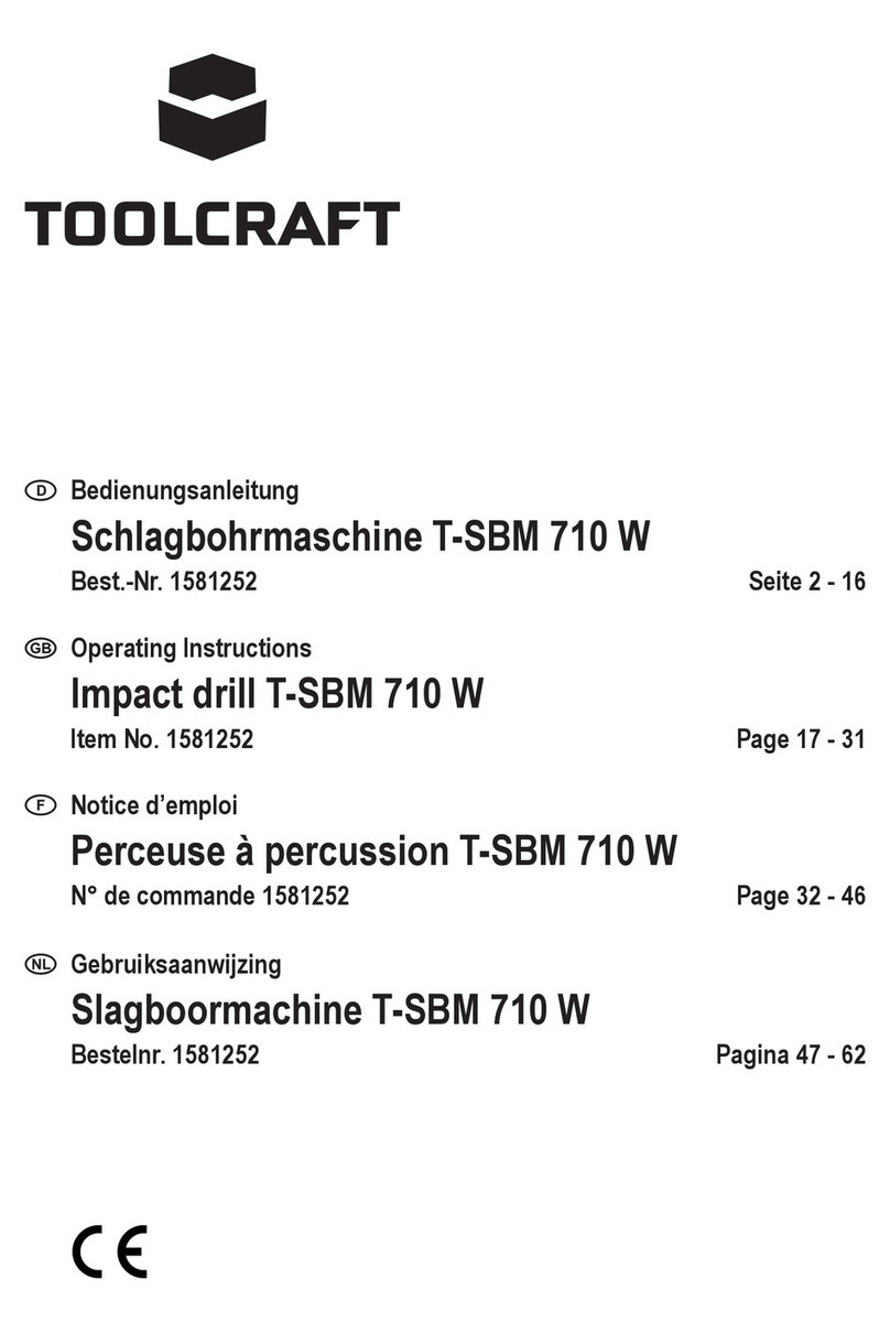 TOOLCRAFT T-SBM 710 W operating instructions