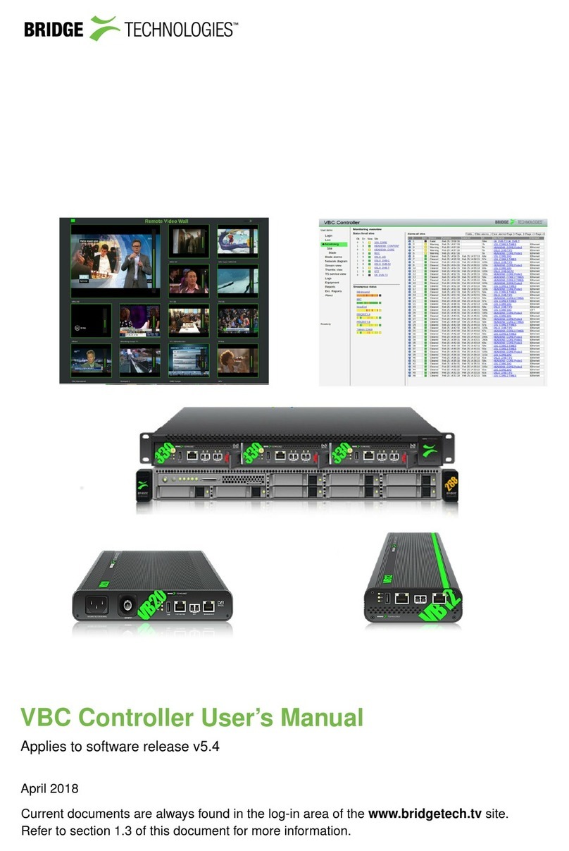 BridgeTech vbc VBC user manual
