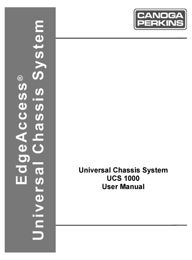 Canoga Perkins EdgeAccess UCS 1000 user manual