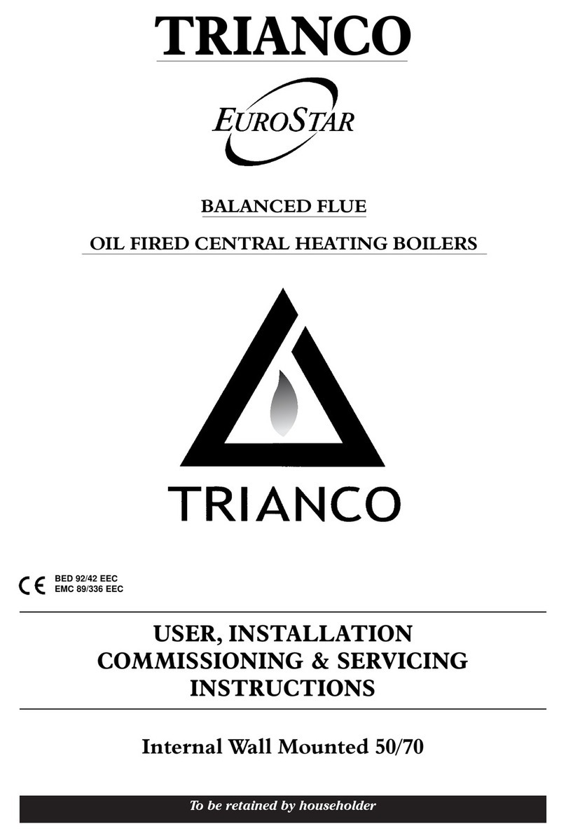 Trianco EuroStar WM 50 User, installation, commissioning & servicing instructions