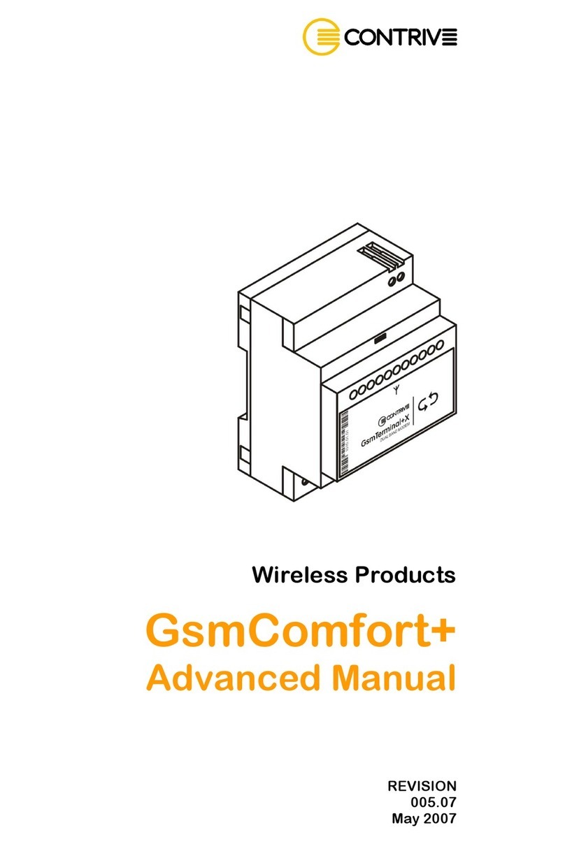 Contrive GsmComfort+ Advanced manual