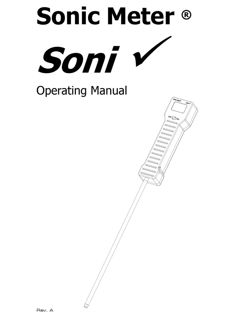 Sonic Meter Soni operating manual