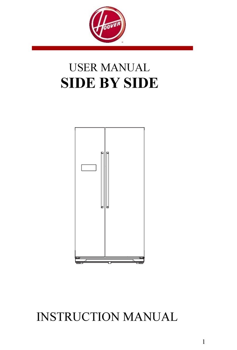 CANDY HOOVER SIDE BY SIDE user manual