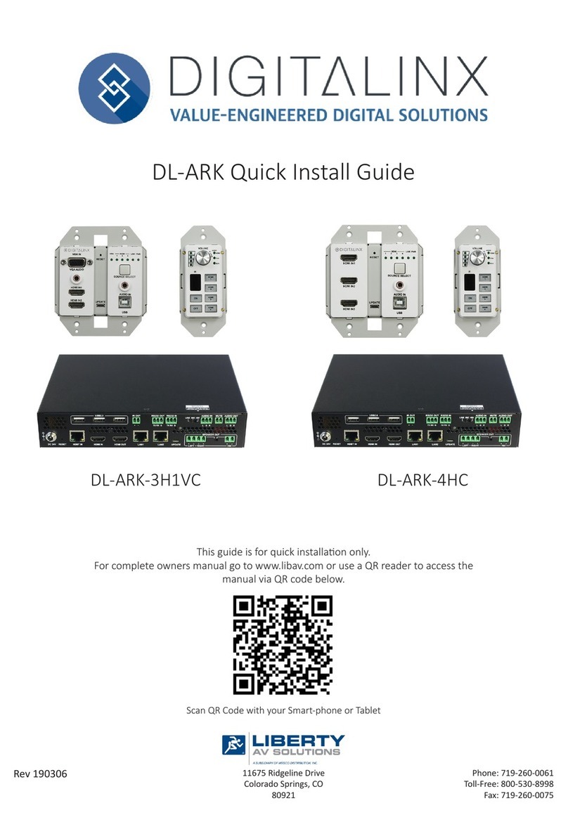 DigitaLinx DL-ARK Series User manual