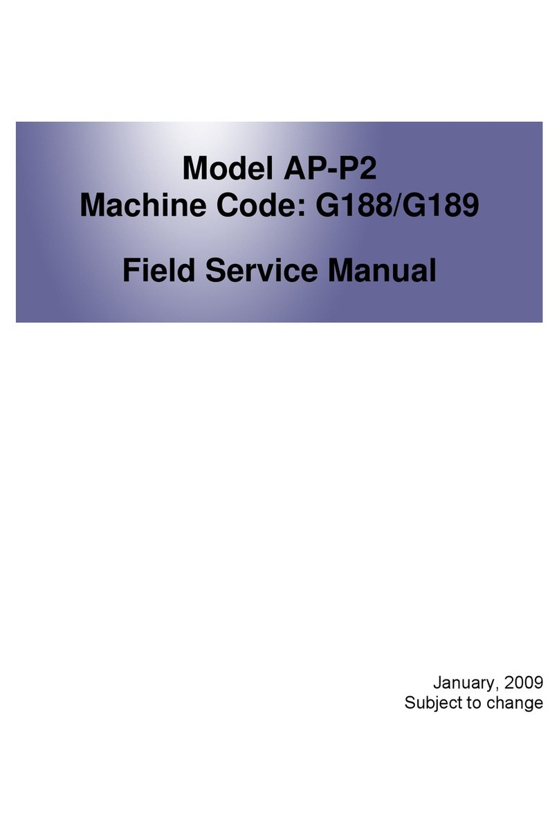 Ricoh AP-P2 G188 Field service manual