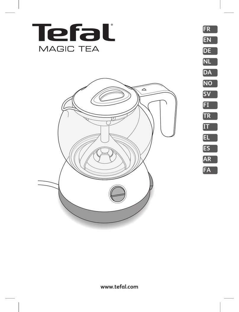 TEFAL Magic Tea User manual TEFAL Magic Tea User manual