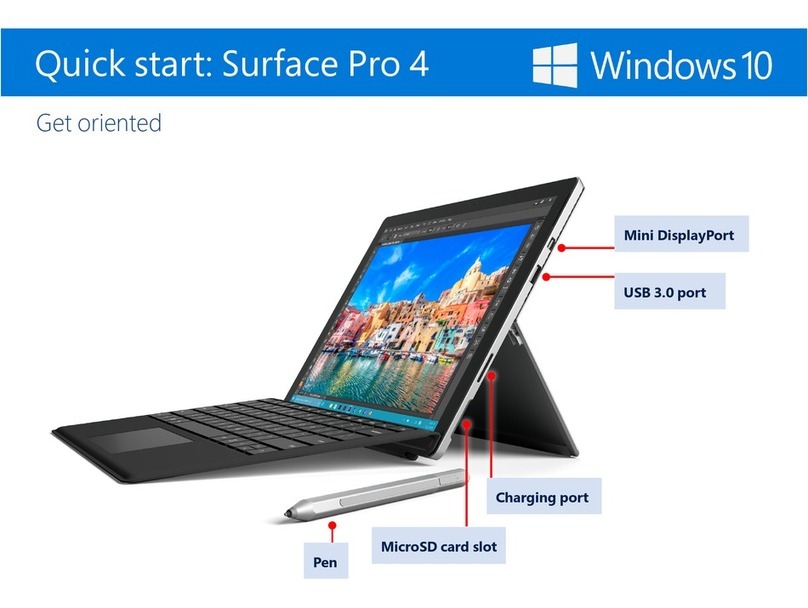 Microsoft Surface Pro 4 User manual Microsoft Surface Pro 4 User manual