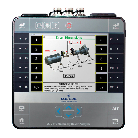 Emerson AMS 2140 User manual