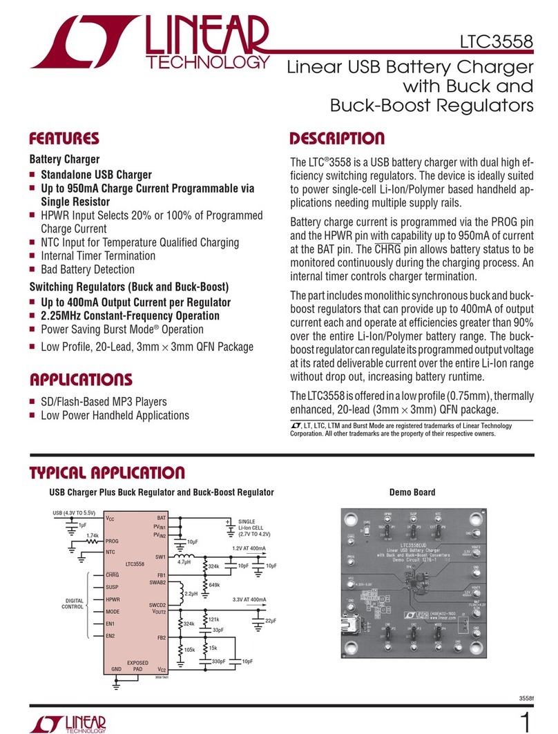 Linear Technology LTC3558 User manual
