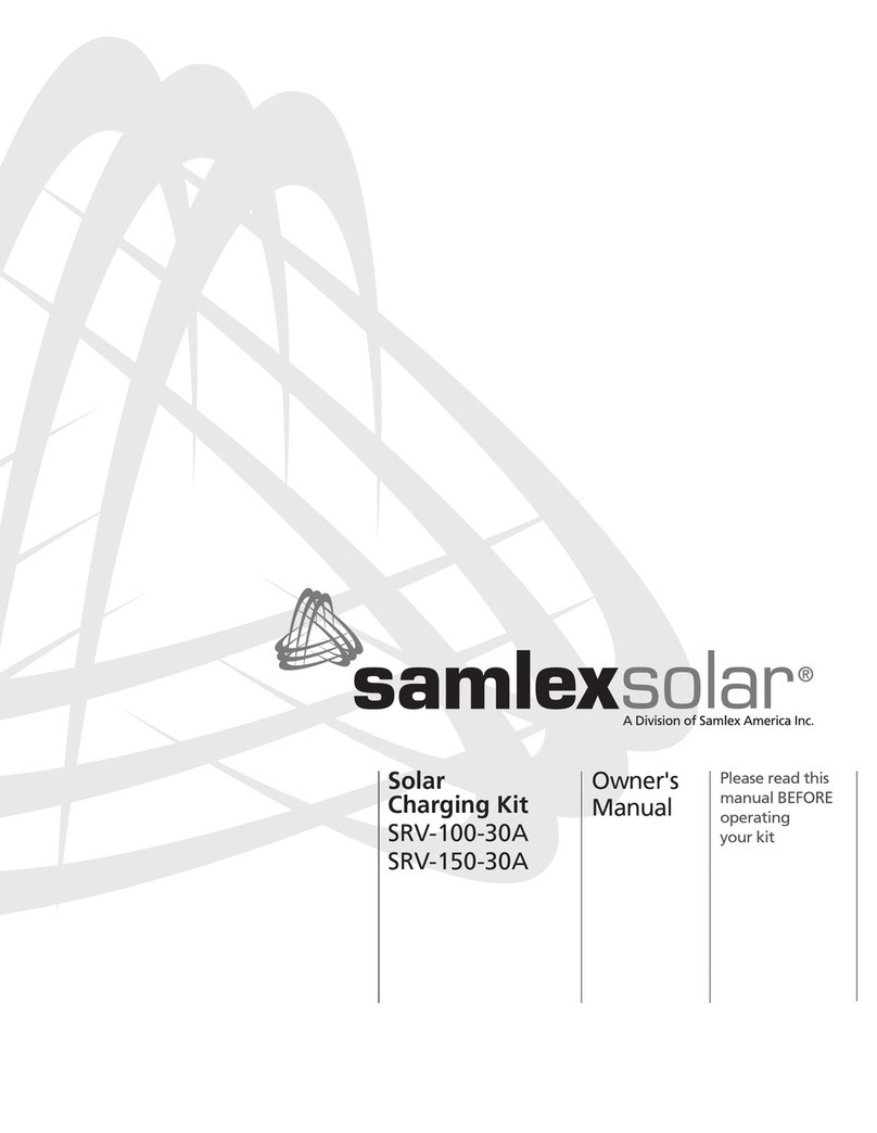 samlexsolar SRV-150-30A User manual