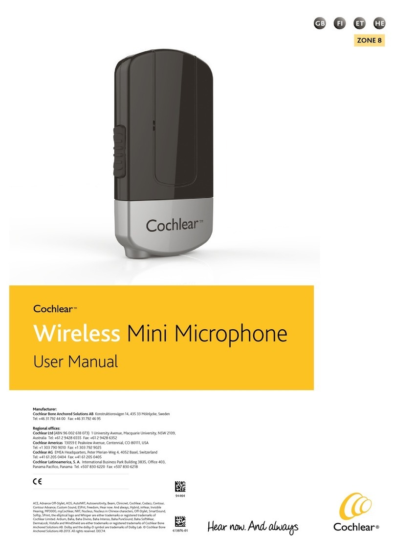 Cochlear Wireless Mini Microphone User manual
