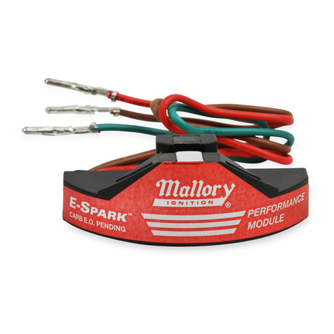 Mallory E-SPARK installation instructions