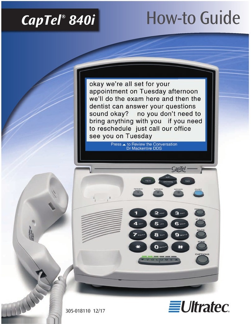 ULTRA TEC CapTel 840i How-to guide