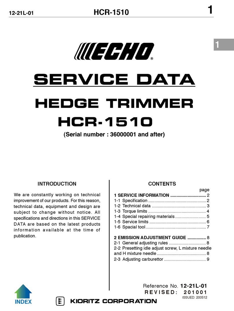 Echo HCR-1510 Mounting instructions