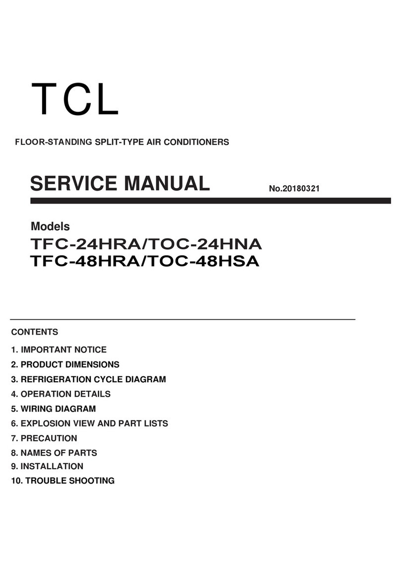 TCL TFC-24HRA User manual