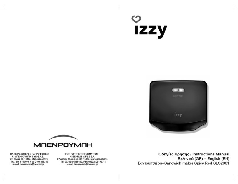 izzy Spicy Red SLS2001 instruction manual izzy Spicy Red SLS2001 instruction manual