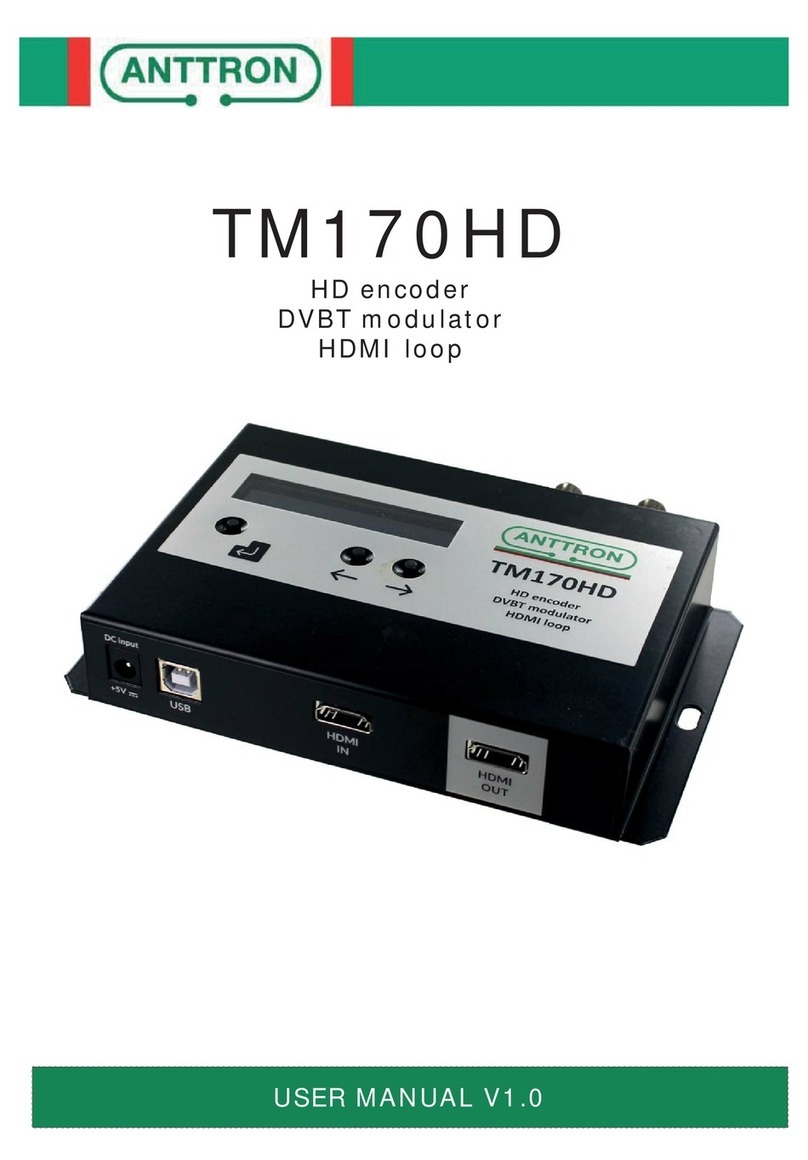 Anttron TM170HD user manual Anttron TM170HD user manual