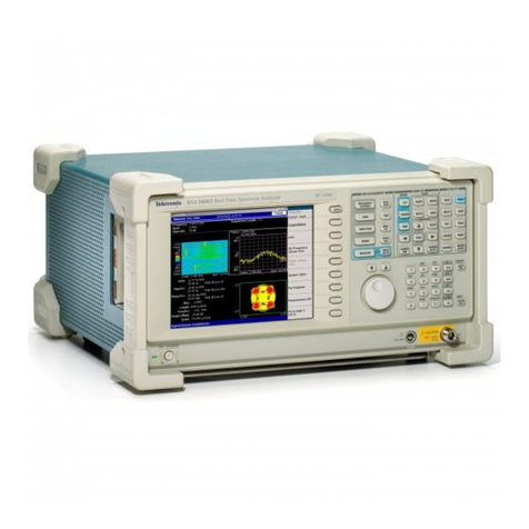 Tektronix RSA3308B User manual