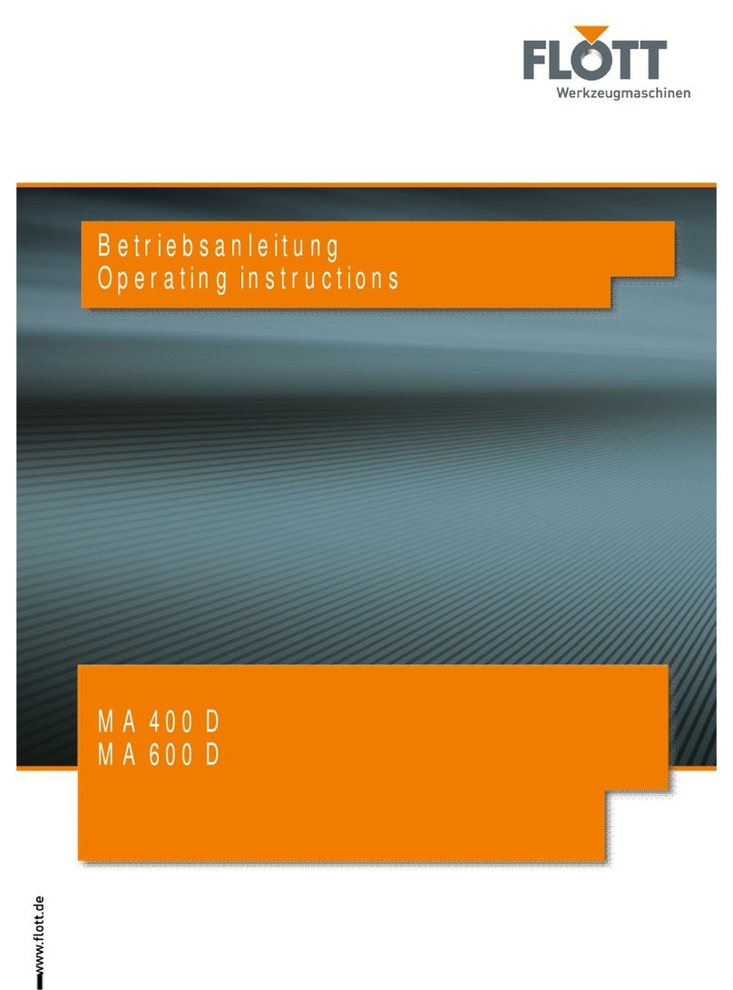 Flott MA 400 D operating instructions