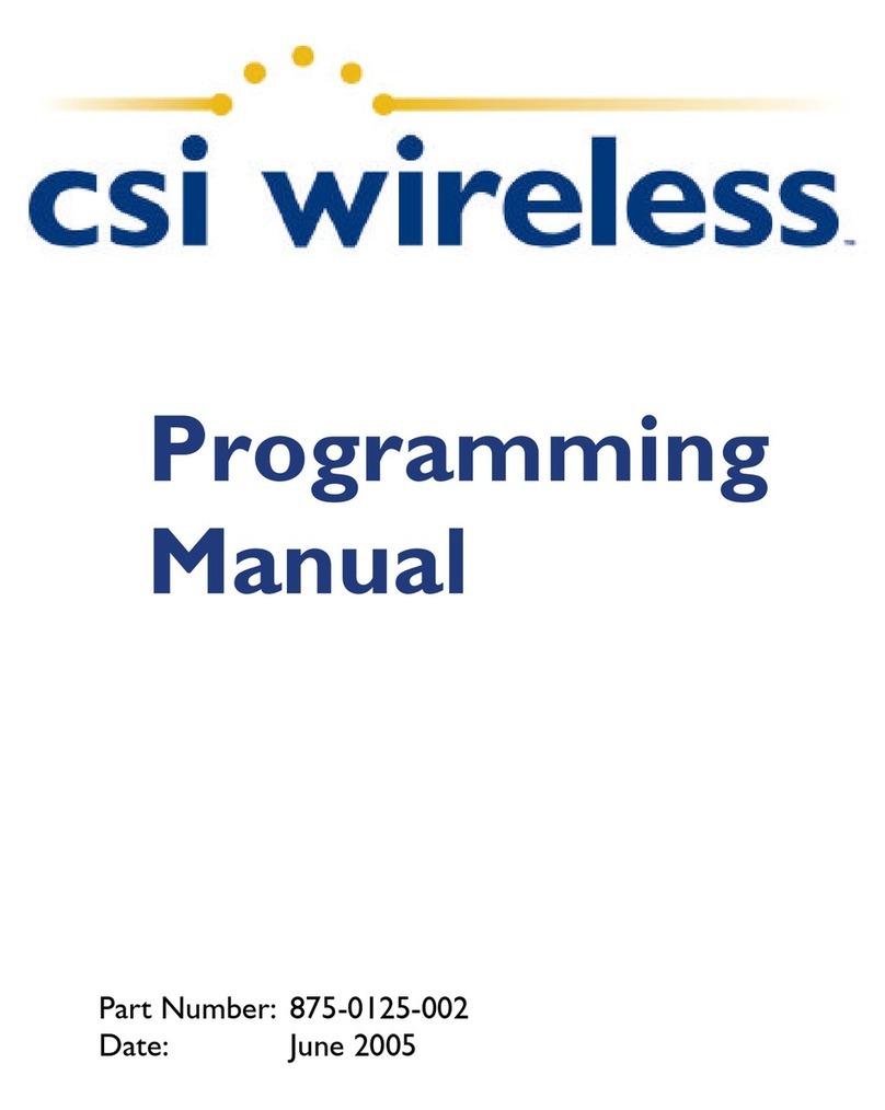 CSI Wireless DGPS MAX Owner's manual